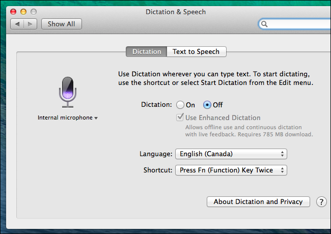 voice recognition software for mac